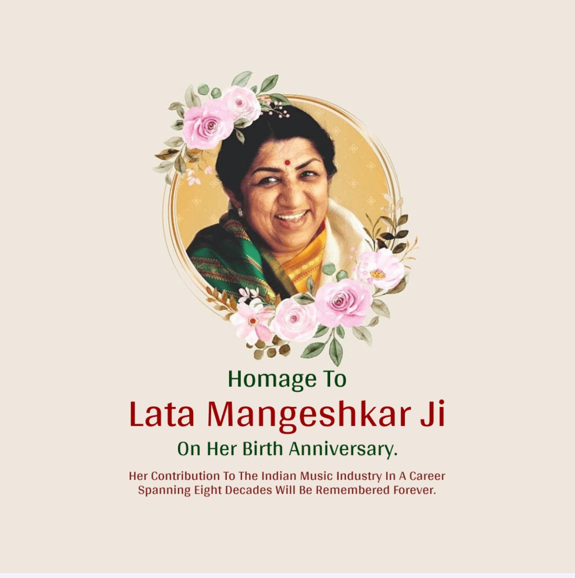 Lata Mangeshkar Ji